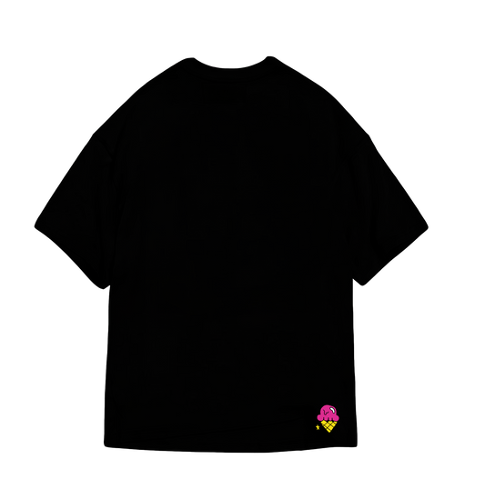 LUVER BLACK TEE - PREORDER