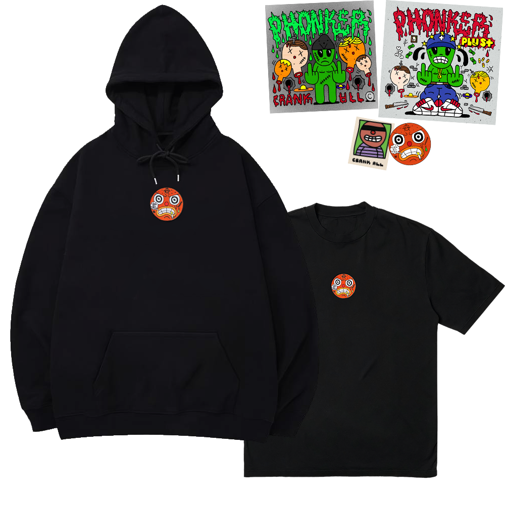 PAKIET TEE + HOODIE PHONKER+ & 2CD