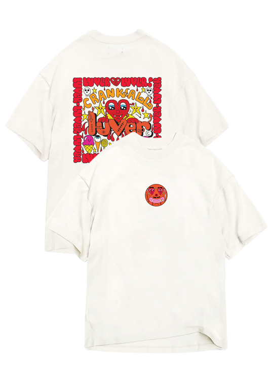 LUVER WHITE TEE - PREORDER