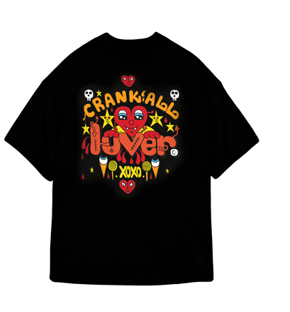 LUVER BLACK TEE - PREORDER